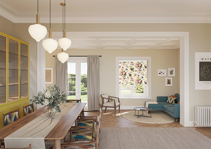 Clarence, Regency Red - Roller Blind - Image 8